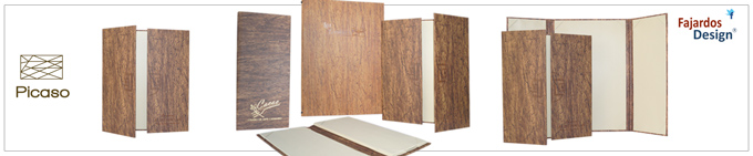 Porta menús línea Picaso — Fajardos Design
